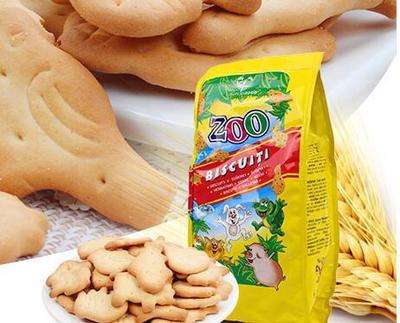 zoo動物形撲克形餅干羅馬尼亞進口食品特產兒童零食小吃100